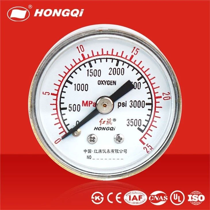 Double scale pressure gauge