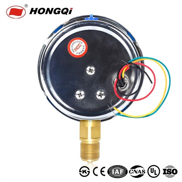 100mm Radial Direction Shockproof Electric Contact Pressure Gauge
