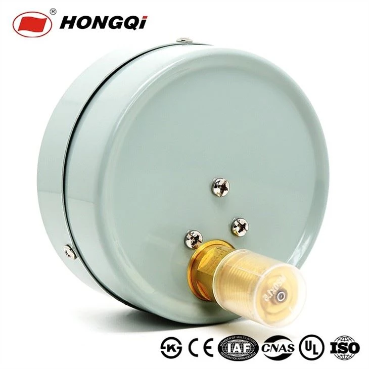 100mm Spring Pressure Gauge With Aluminum Black Pointer