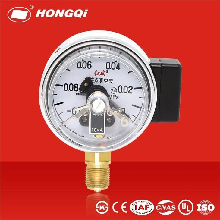 Bottom Mount Electric Contact Temperature Pressure Gauge