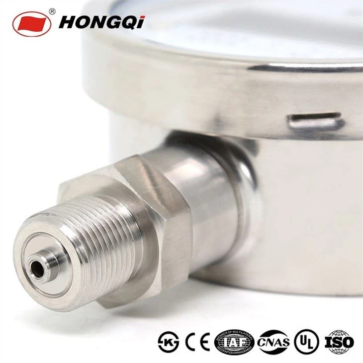 Hongqi Full Stainless Steel Vacuum Pressure Gauge