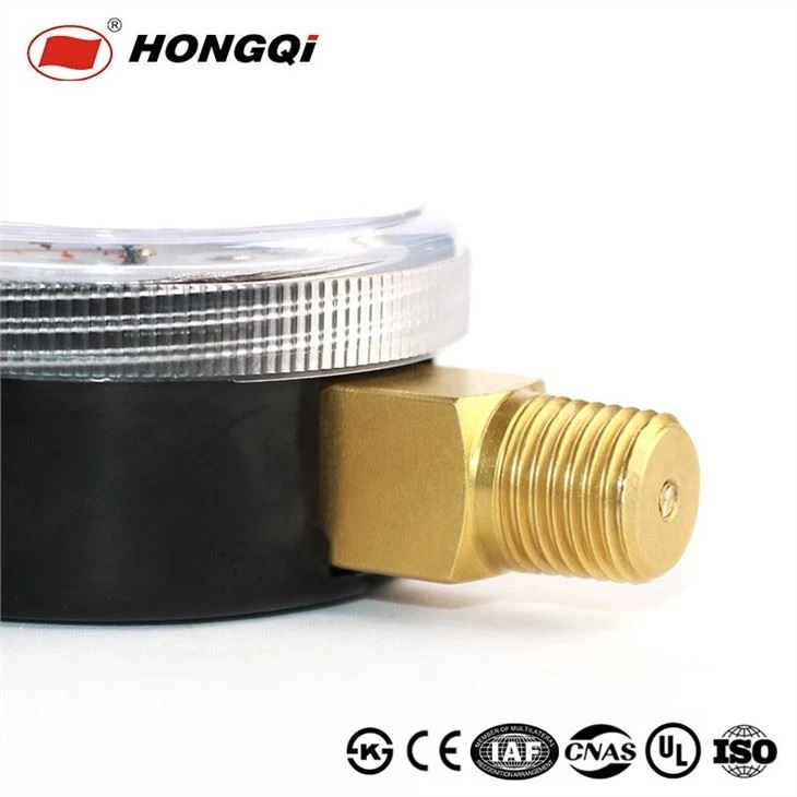 Non-slip Transparent Case Double Scale Pressure Gauge
