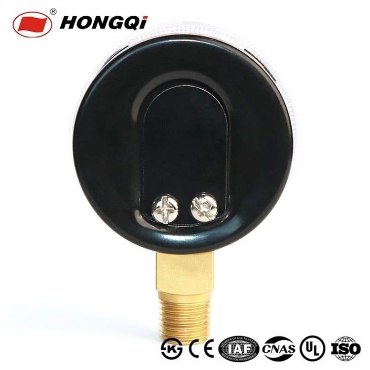 Non-slip Transparent Case Double Scale Pressure Gauge