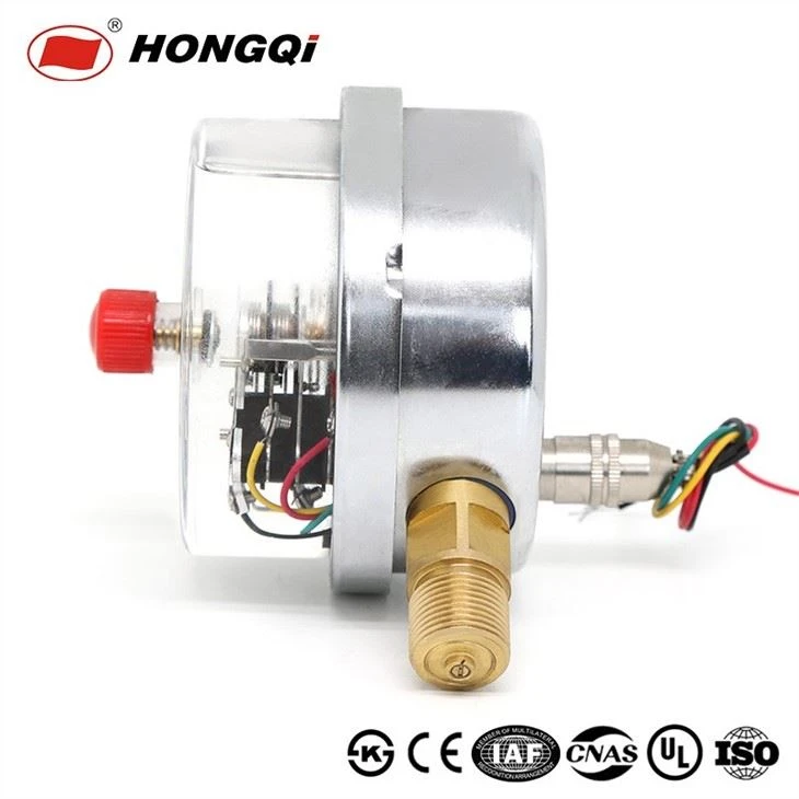 Oil-Filled Shockproof Electric Contact Pressure Gauge