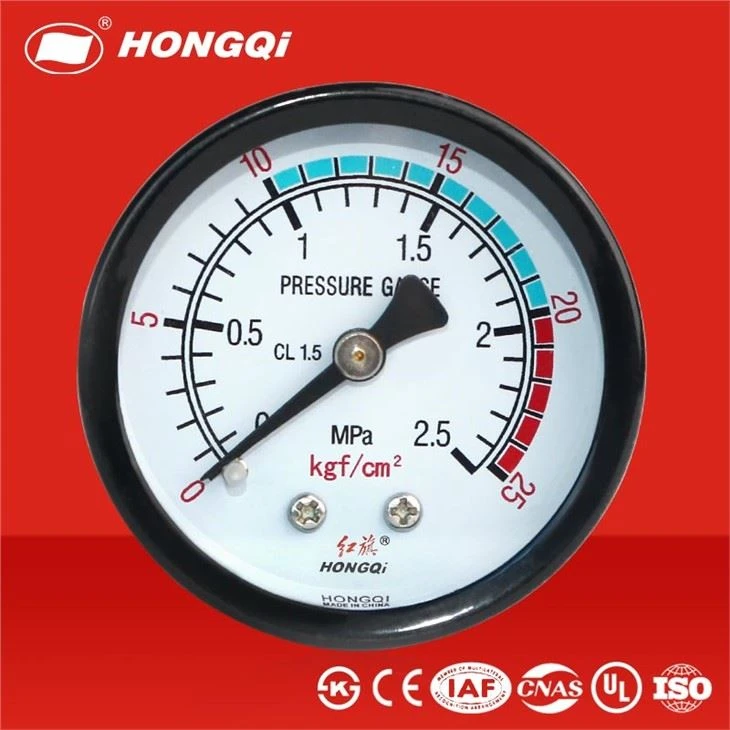 Estoig d'acer pintat Manòmetre de pressió gauge