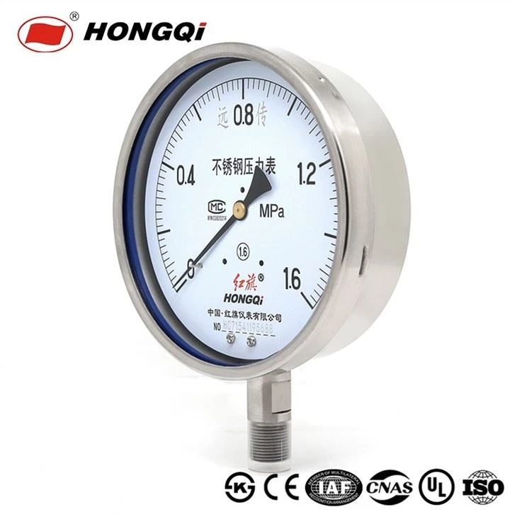 Seismic Resistance Remote Transmission Pressure Gauge Manometer