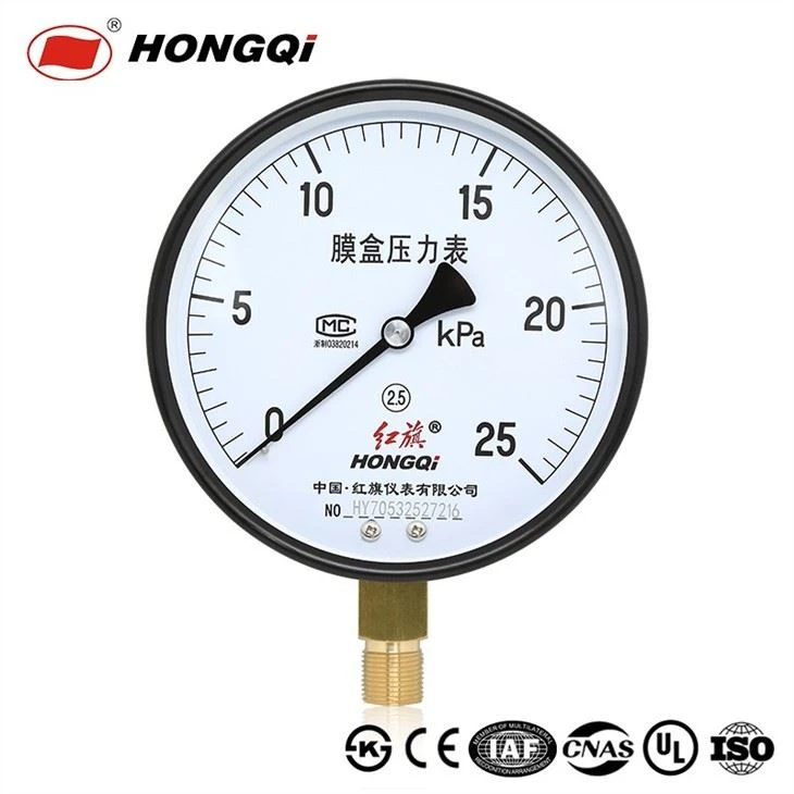 YE-150 Low Pressure Gauge Capsule Pressure Gauge