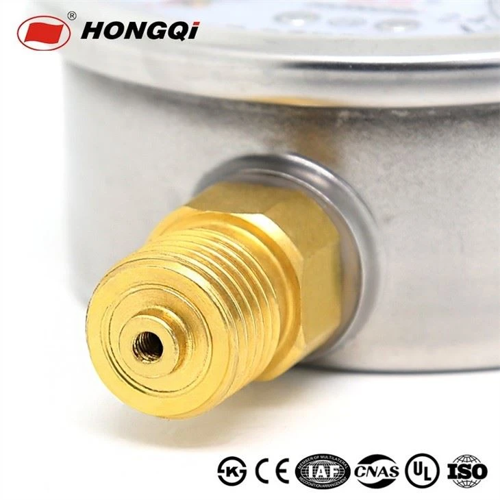 YTN-60 Shockproof Stainless Steel Case Pressure Gauge